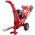 Triturador térmico profesional GeoTech PCS 155LE, motor a gasolina de 15 HP, arranque eléctrico